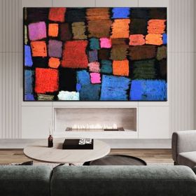 Hand Oil Painting Deer in a Flower Garden  Abstract Original Abstract Painting Original Oil Painting Abstract Wall Art Canvas Living Room Decorat (style: 03, size: 90X120cm)
