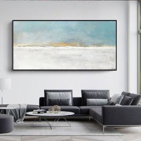 Hand Oil Pianting Sunset On Canvas Original Mural  Abstract Wall Art For Living Room Bedroom Wall Luxury Decor (style: 01, size: 150X220cm)