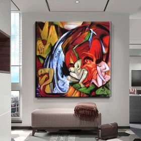 Hand Oil Painting In the Desert Abstract Original Abstract Painting Original Oil Painting Abstract Wall Art Canvas Living Room Decoration (style: 02, size: 70x70cm)